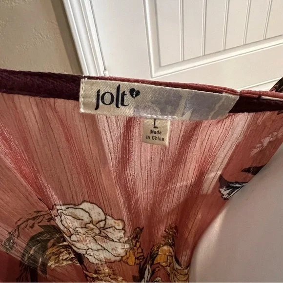 Jolt Floral Kimono - Picture 2 of 3